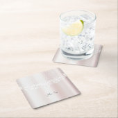 Eleganter White Lace Floral Paper Untersetzer (Vor Ort)