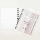 Eleganter White Lace Floral Planner Planer (Anzeige)
