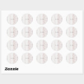 Eleganter White Lace Floral Wedding Sticker (Blatt)