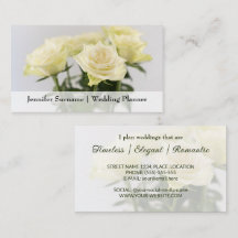Eleganter White Rose Blume Klassischer Hochzeitspl