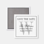 Eleganter Wiedersehen Save the Date Kühlschrankmag Magnet (Vorderseite/Rückseite)