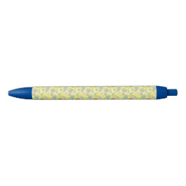 Eleganter Wildblume Gelber Farbstift Kugelschreiber