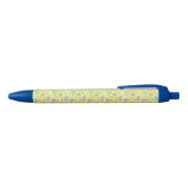 Eleganter Wildblume Gelber Farbstift Kugelschreiber (Oberseite)