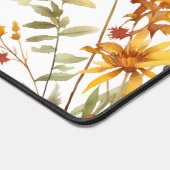 Eleganter Wildblume Individuelle Name Schreibtischunterlage (Ecke)