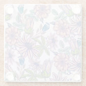 Eleganter Wildblume Meadow Pattern Untersetzer (Rückseite)