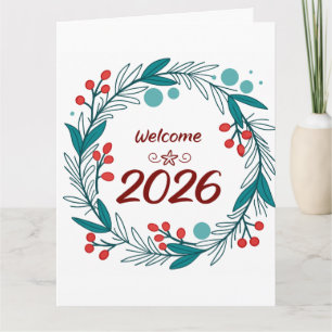 Eleganter Willkommen-Text für 2026 – Festlicher Lo Karte