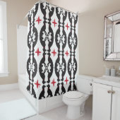 Eleganter Windhund-Duschvorhang Duschvorhang (Beispiel)