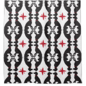 Eleganter Windhund-Duschvorhang Duschvorhang (Vorderseite)