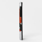 Eleganter Windhund und roter Regenschirm 2 Case-Mate iPhone Hülle (Hinten/Links)