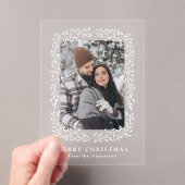 Eleganter Winter Foliage Foto Urlaub Acryleinladungen (Insitu (Handheld))