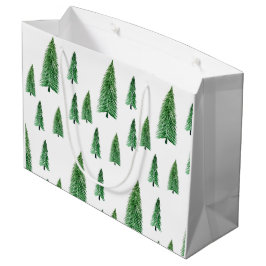 Eleganter Winter Holiday Country Beauty Große Geschenktüte