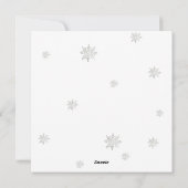 Eleganter Winter Mountain Weihnachten (Rückseite)