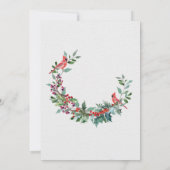 Eleganter Winter New Neck of the Woods Moving Ankündigung (Rückseite)