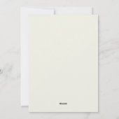 Eleganter Winter Snowflakes Happy Holidays Feiertagskarte (Rückseite)