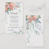 Eleganter Winter Weihnachten Weihnachten Begleitkarte (Vorne/Hinten)