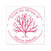 Eleganter Winterbaum | Aus der Bibliothek von | Bu Permastempel (Design)