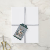 Eleganter Winterhirsch Weihnachten Geschenkanhänger (Mit Garn)