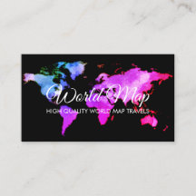 Eleganter World Map Trip Globe Travel Agent