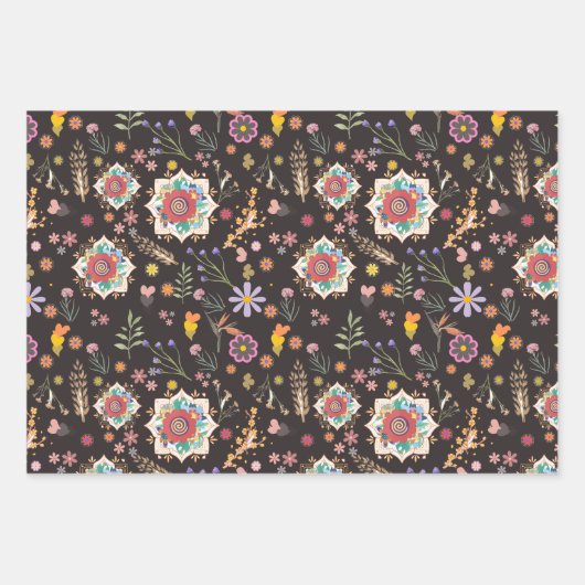 Eleganter Wrap für jedes Occasion Geschenk Geschenkpapier Set (Vorderseite)