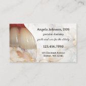 Eleganter Zahnarzt Terminkarte (Vorderseite)