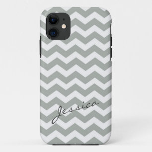 Eleganter Zickzack Zickzag mit Namen Case-Mate iPhone Hülle