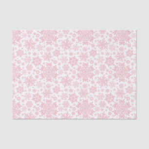 Eleganter Zucker-Röte-Schneefall (Weiß) Seidenpapier