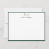 Eleganter Zweig der Insel Mitteilungskarte (Vorderseite)