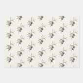 Eleganter Zweig des Olive Watercolor Geschenkpapier Set (Vorderseite 2)