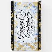 Elegantes 18. Geburtstag von Porzellan Banner (Vertikal)