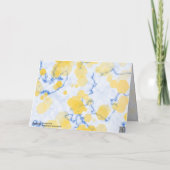 Elegantes 18. Geburtstag von Porzellan Dankeskarte (Rückseite)