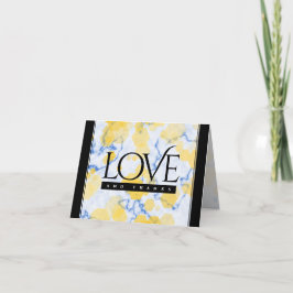 Elegantes 18. Geburtstag von Porzellan Dankeskarte