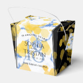 Elegantes 18. Geburtstag von Porzellan Geschenkschachtel (Rückseite)