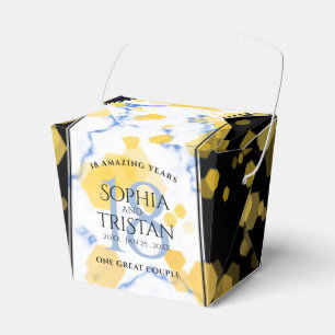 Elegantes 18. Geburtstag von Porzellan Geschenkschachtel