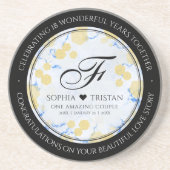 Elegantes 18. Geburtstag von Porzellan Getränkeuntersetzer (Vorne)