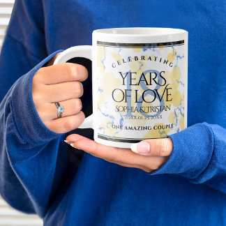 Elegantes 18. Geburtstag von Porzellan Jumbo-Tasse