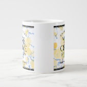 Elegantes 18. Geburtstag von Porzellan Jumbo-Tasse (Vorderseite)