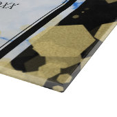 Elegantes 18. Geburtstag von Porzellan Schneidebrett (Ecke)