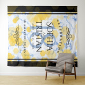 Elegantes 18. Geburtstag von Porzellan Wandteppich (Beispiel (Horizontal))