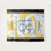 Elegantes 18. Geburtstag von Porzellan Wandteppich (Vorderseite (Horizontal))