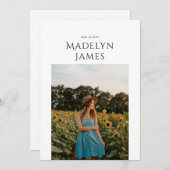 Elegantes 2-Foto Ankündigung (Vorne/Hinten)