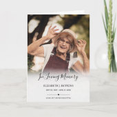 Elegantes 2-Foto-Programm zur Beerdigung des Gedäc Programm (Vorderseite)