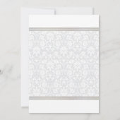 Elegantes 30-jähriges Pearl-Jubiläumsdesign Einladung (Rückseite)