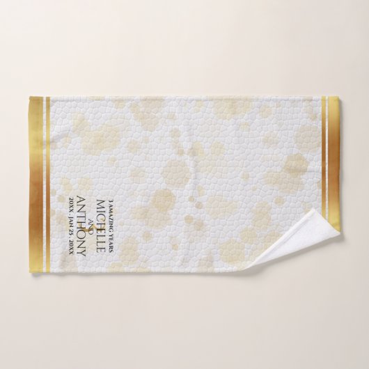 Elegantes 3. Leder-Hochzeitssommer Badetuch Badhandtuch Set (Handtuch)