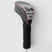 Elegantes 3D-AMOLED-Design und subtile Muster - Golf Headcover (angewinkelt)