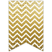 Elegantes 50. Goldbarren-Banner-Party Wimpelkette (Erste Fahne)