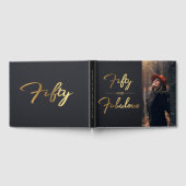 Elegantes 50-jähriges und prachtvolles 50-jähriges gästebuch (Voll)