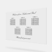 Elegantes 5 Tafelzeichen Akryllisches Zeichen Acrylschild (Winkel)