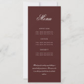 Elegantes 70. Programm Gold Burgundy Menü+Vielen D (Rückseite)