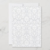 Elegantes 75th Diamond Anniversary Design Einladung (Rückseite)