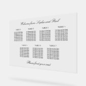 Elegantes 7 Tafelzeichen Akryllisches Zeichen Acrylschild (Winkel)